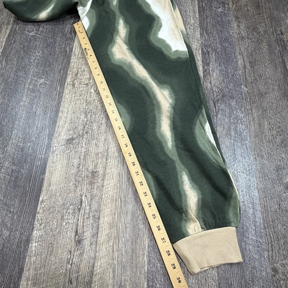 Open Edit Nordstrom Jogger Sweatpants Green Beige Abstract Stripe Womens S NWT - Picture 13 of 13